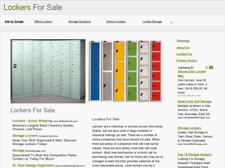 www.lockersforsale.org