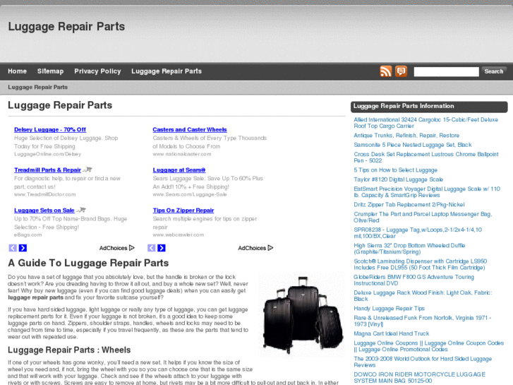 www.luggagerepairparts.org