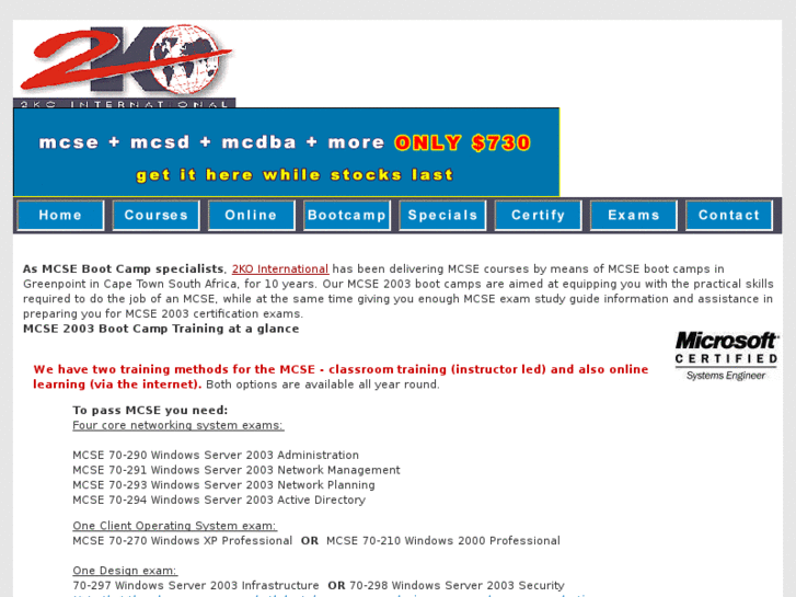 www.mcsebootcamp.org