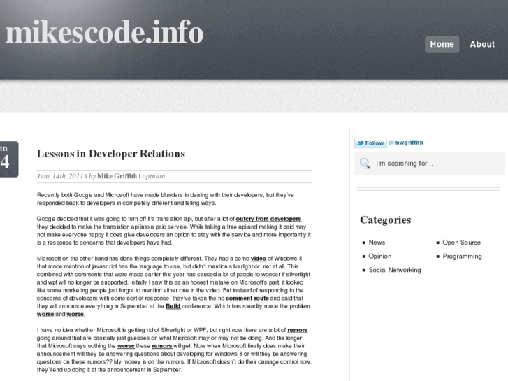 www.mikescode.info