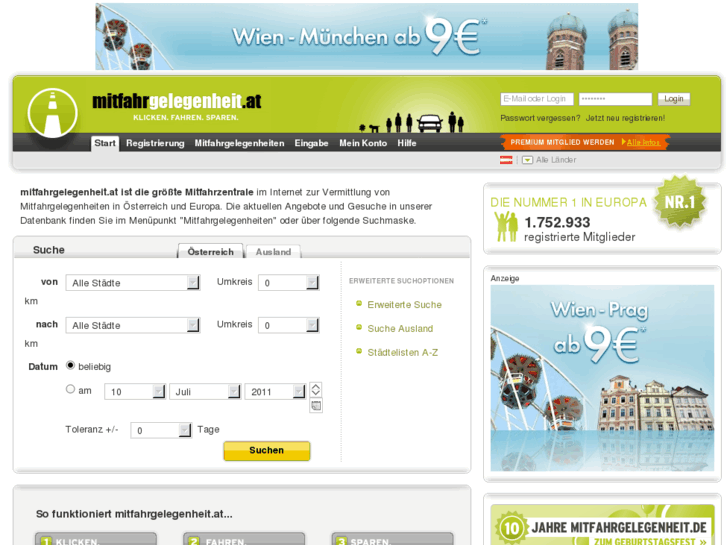 www.mitfahrservice.de