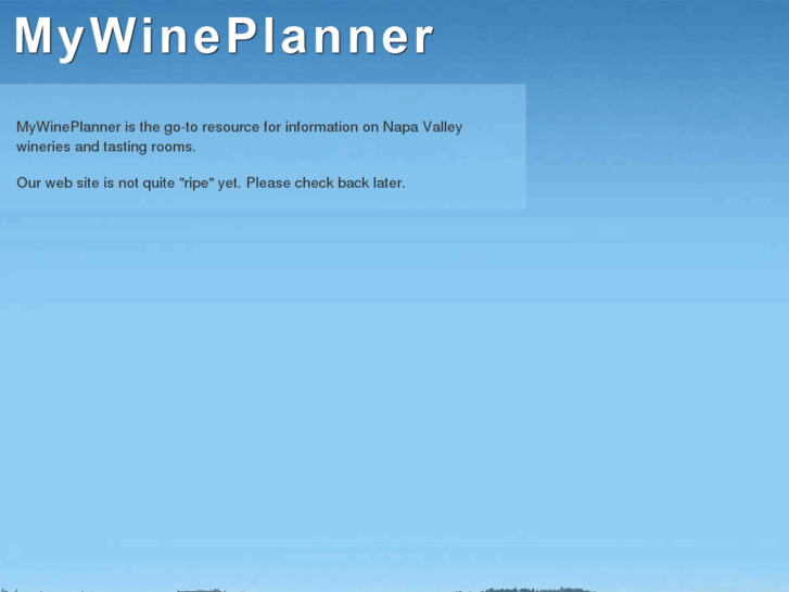 www.mywineplanner.net