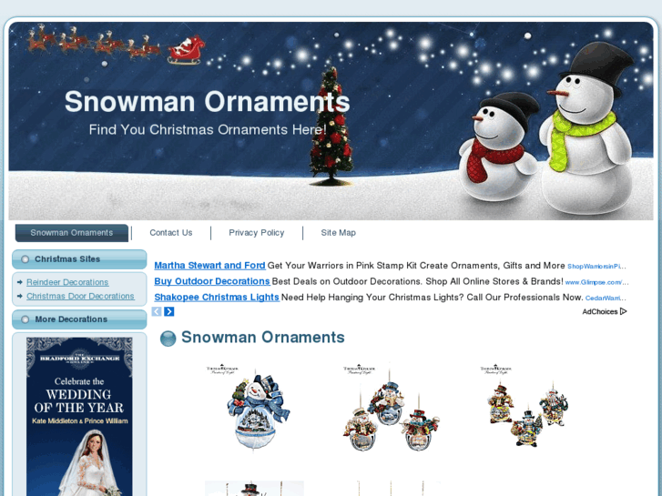 www.snowmanornaments.net