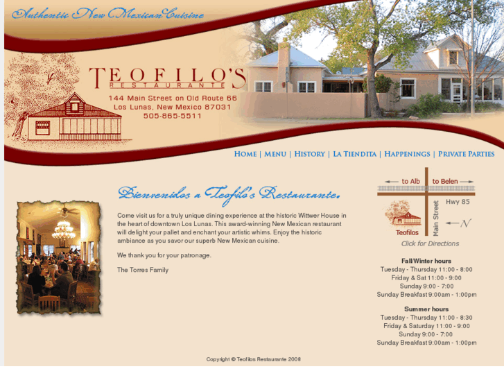 www.teofilosrestaurante.com