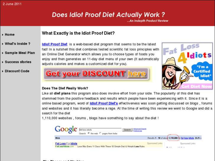 www.the-idiotproofdiet.com