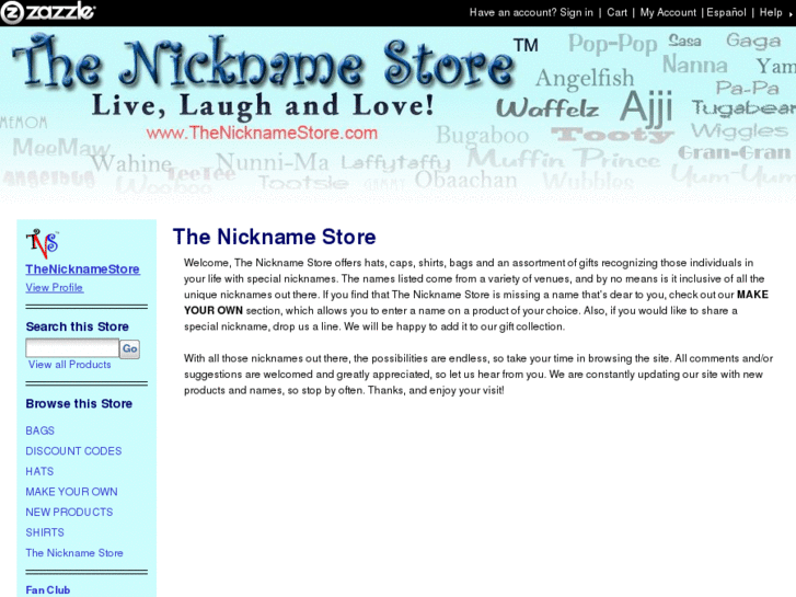 www.thenicknamestore.com