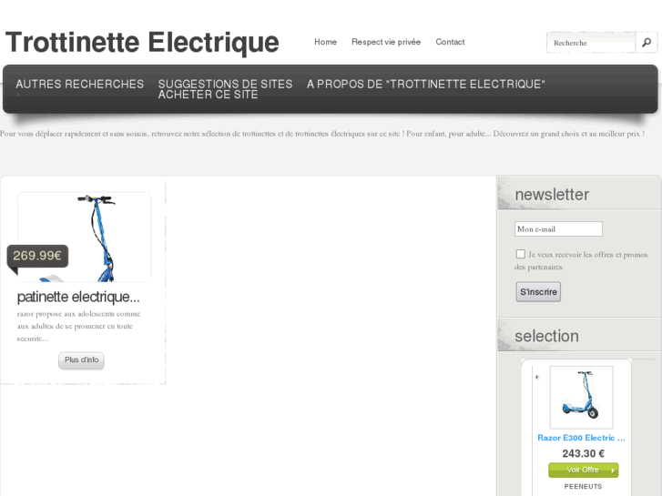 www.trottinetteelectrique.com