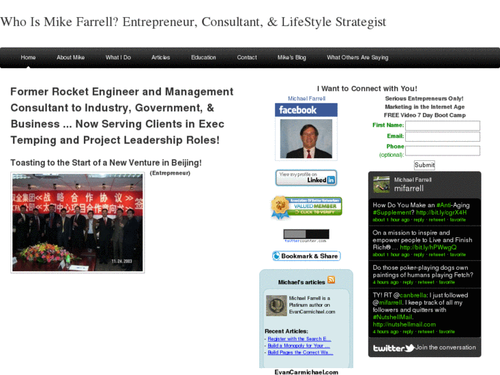 www.whoismikefarrell.com
