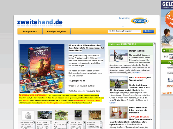 www.zweitehand.de
