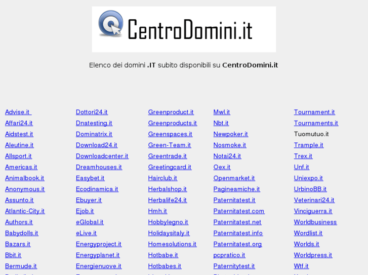 www.centrodomini.net