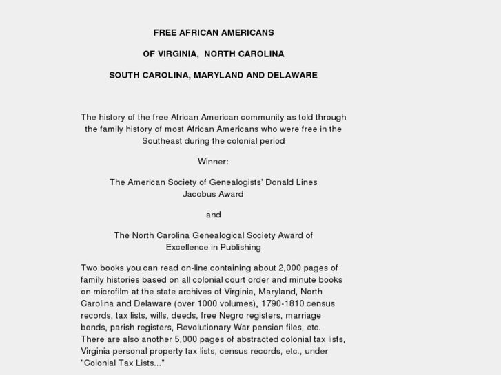 www.freeafricanamericans.com