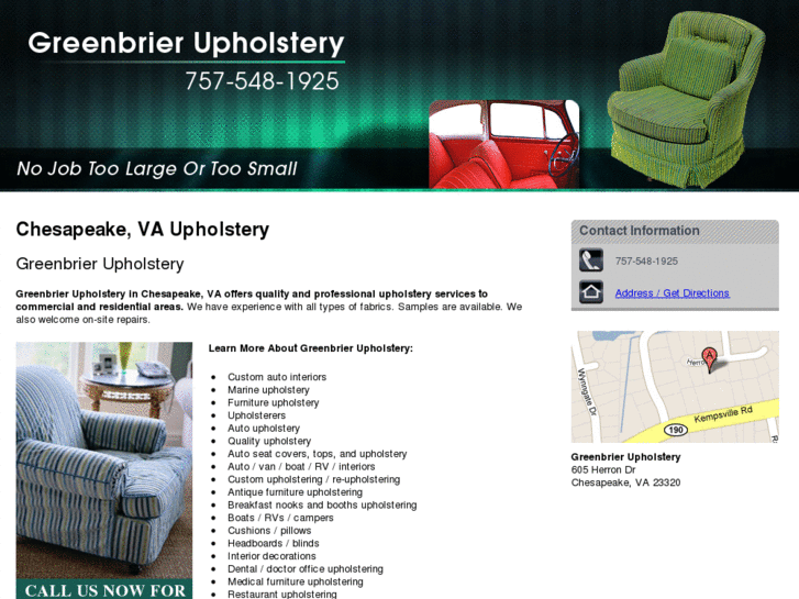 www.greenbrierupholstery.net