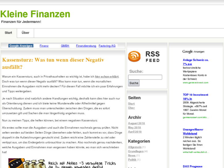 www.kleine-finanzen.de