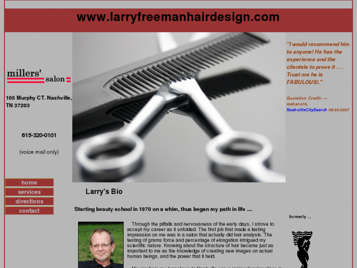 www.larryfreemanhairdesign.com