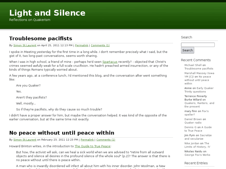 www.lightandsilence.org