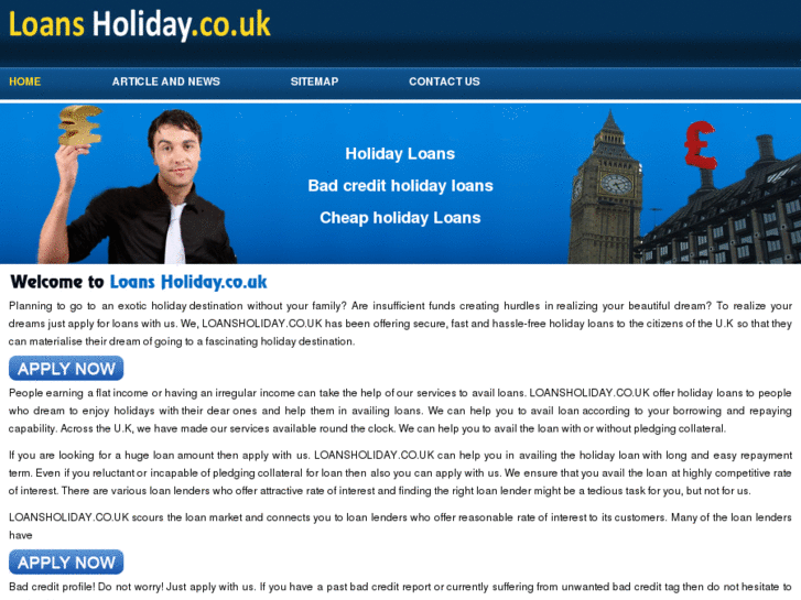 www.loansholiday.co.uk