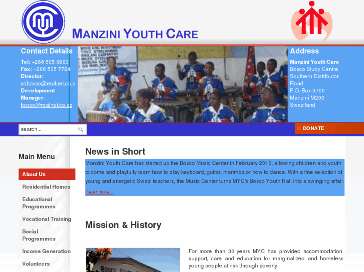 www.manziniyouthcare.com