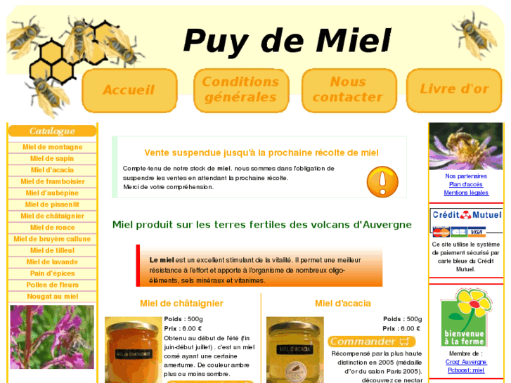 www.miel-auvergne.com