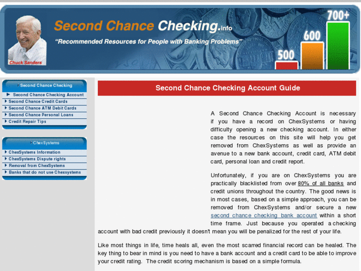 www.secondchancechecking.info