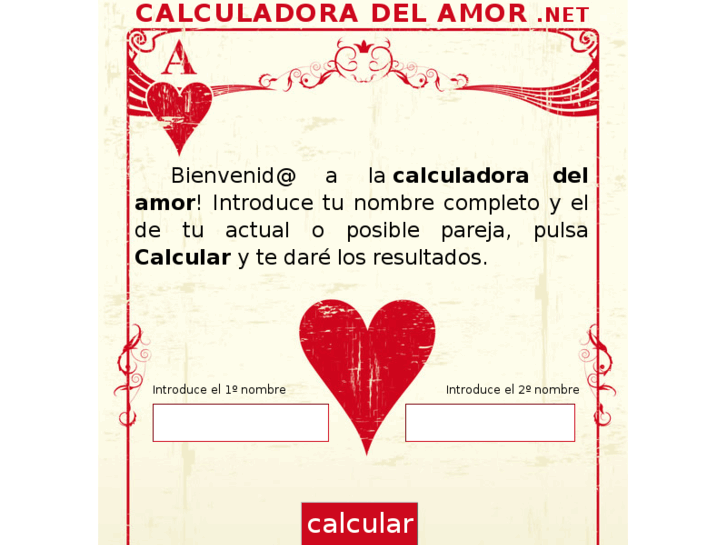 www.calculadoradelamor.net