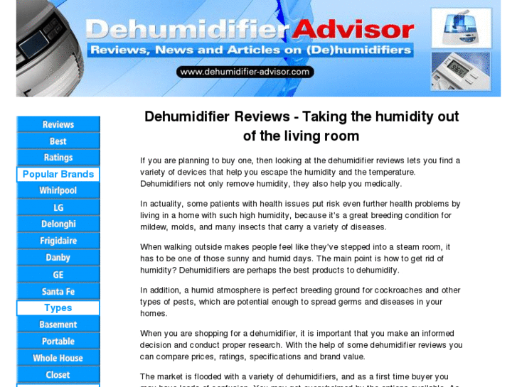 www.dehumidifier-advisor.com