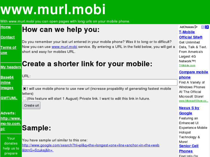 www.murl.mobi