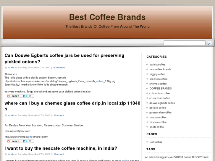 www.bestcoffeebrands.com