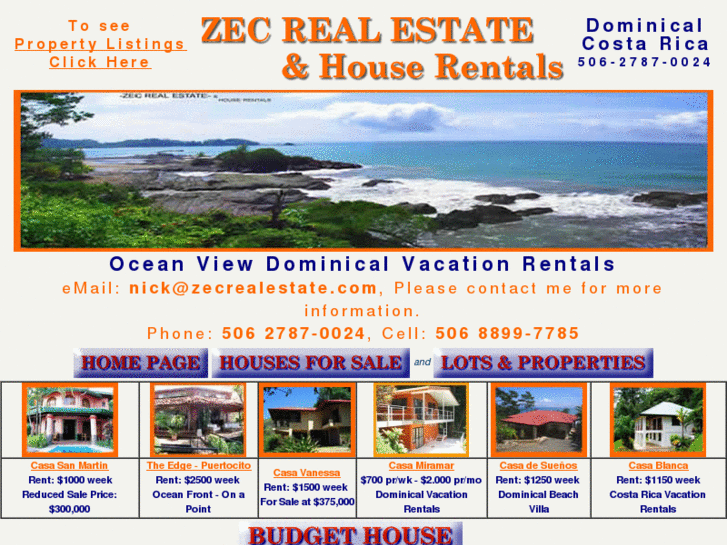 www.dominical-vacation-rentals.net