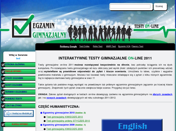 www.egzamin-gimnazjalny.pl