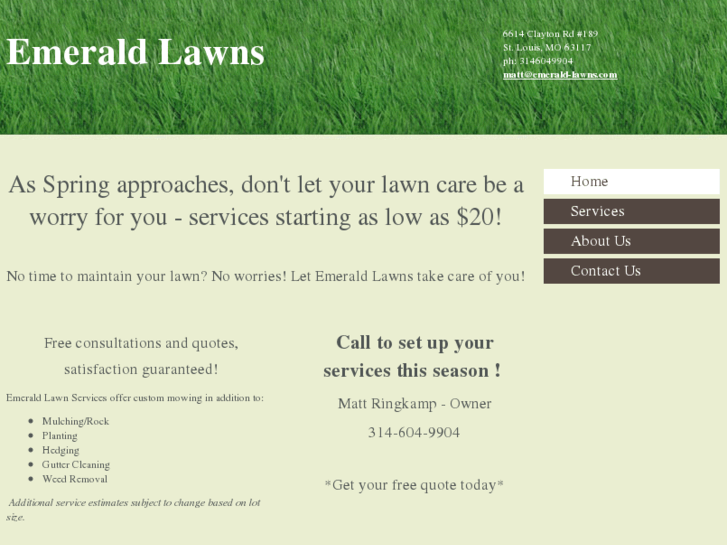 www.emerald-lawns.com