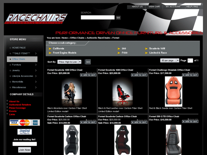 www.ferrarichairs.com