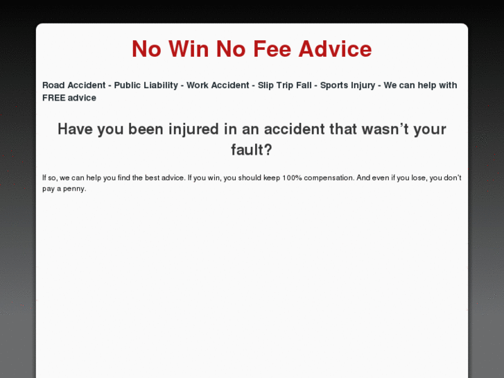 www.nowinnofeeadvice.com