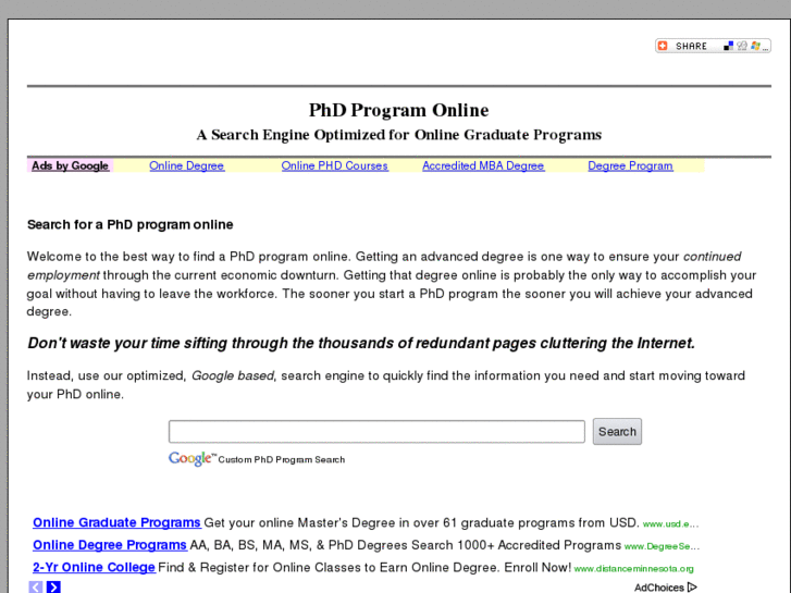 www.phdprogramonline.com