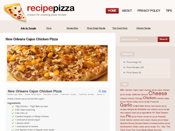 www.recipepizza.net