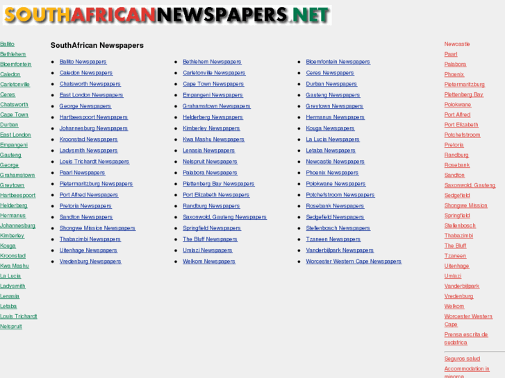 www.southafricannewspapers.net