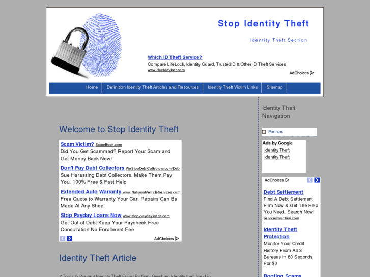 www.stopidentitythefts.com