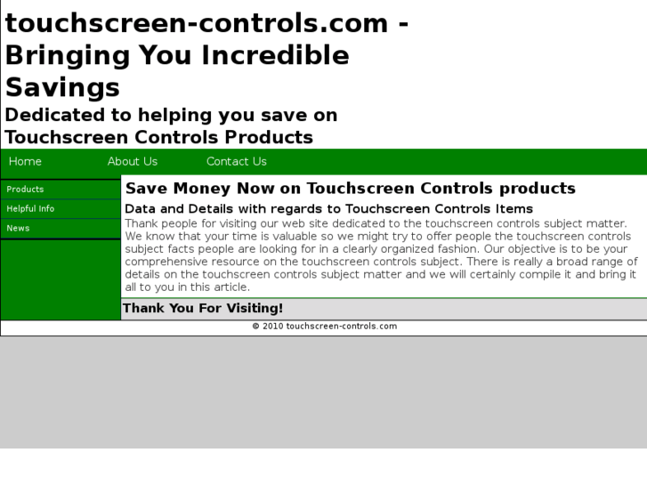 www.touchscreen-controls.com