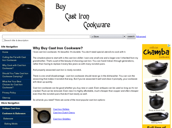 www.buycastironcookware.com