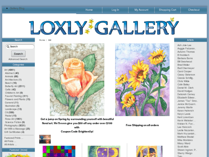 www.loxlygallery.com