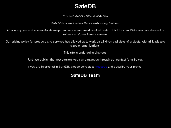 www.safedb.org