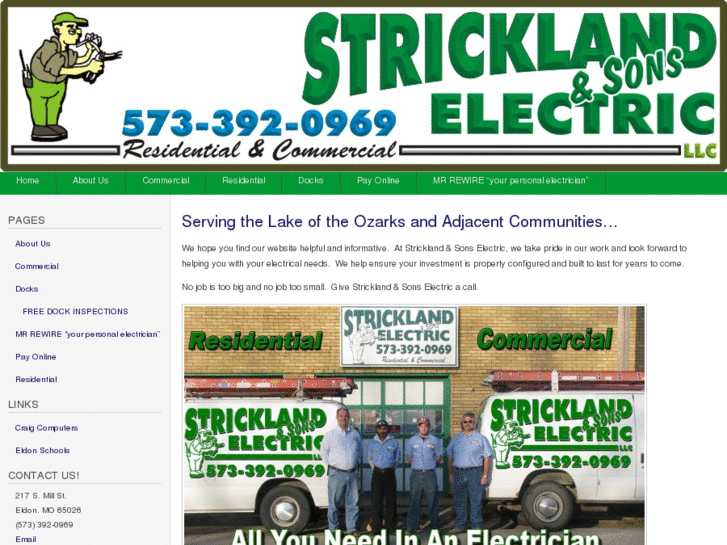 www.stricklandandsonselectric.com