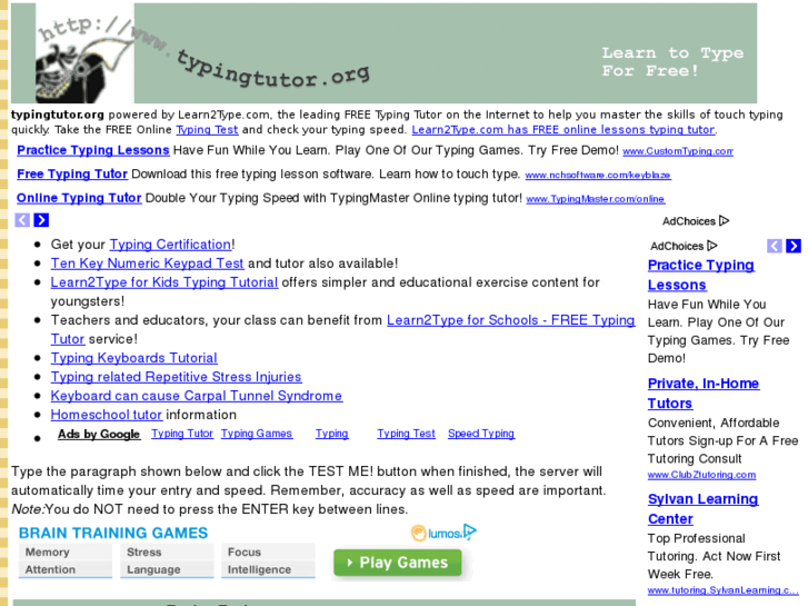 www.typingtutor.org