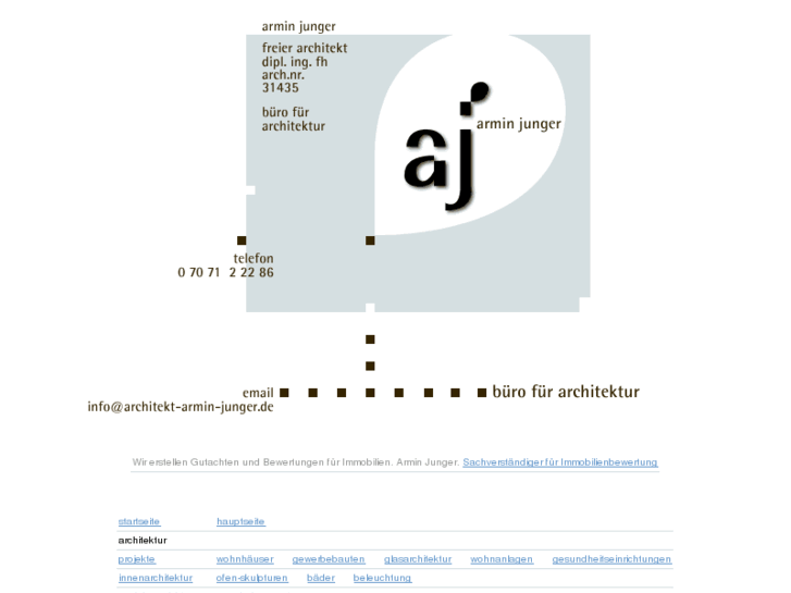 www.architekt-armin-junger.de