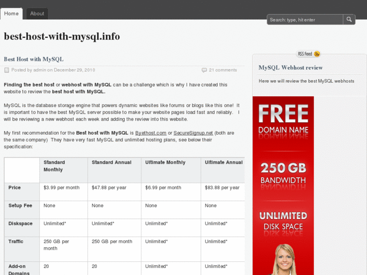 www.best-host-with-mysql.info