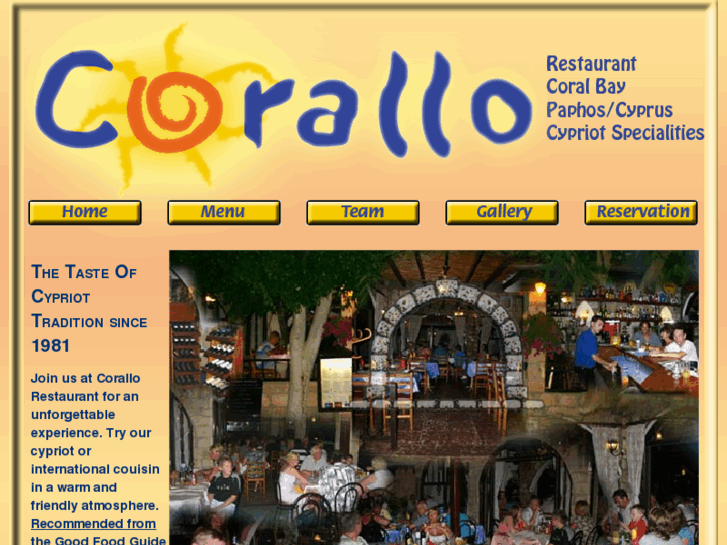 www.corallorestaurant.com