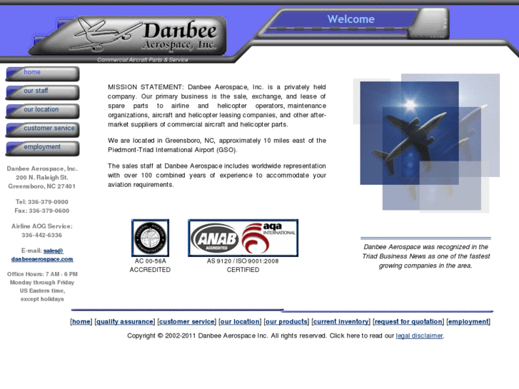 www.danbeeaerospace.com