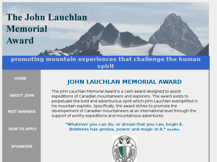 www.johnlauchlanaward.com