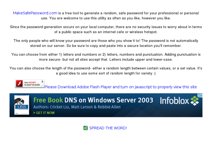 www.makesafepassword.com
