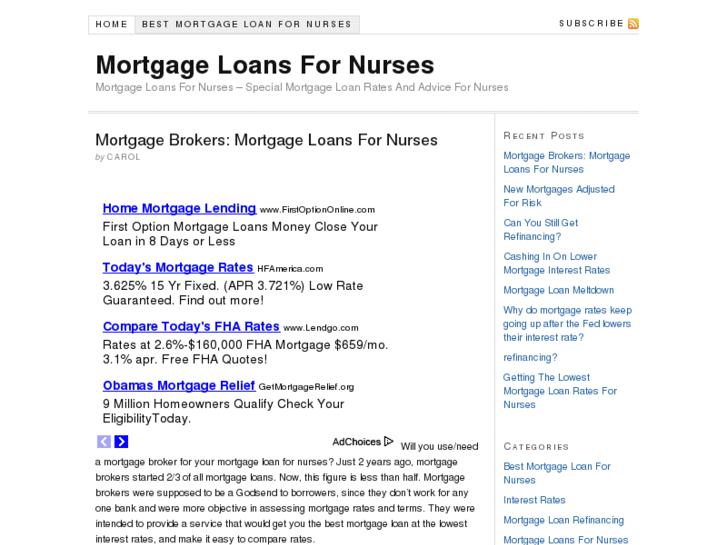 www.mortgageloansfornurses.com