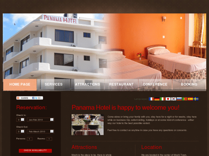 www.panamahoteltz.com